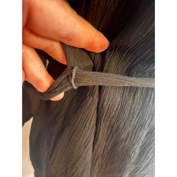 Karen Kane Womens Belted Tie Waist Dress 3/4 Sleeve XS Professional Career Work - Picture 7 of 7